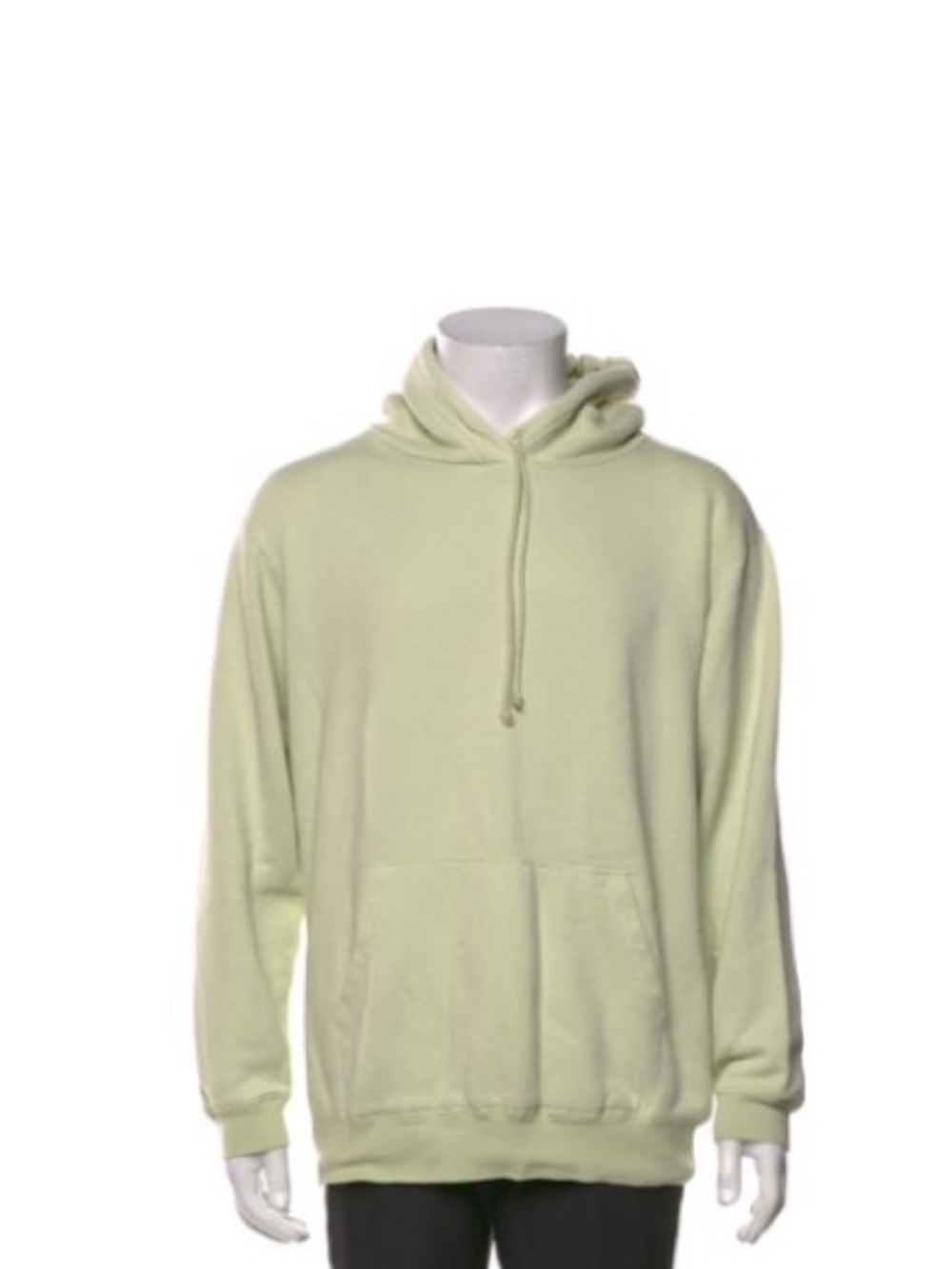 John Elliott Light Sage Green Pullover Hoodie